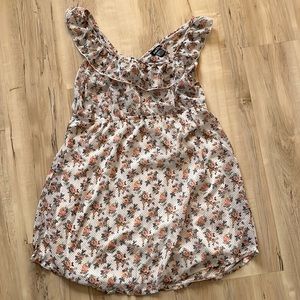 Navy polka dot dress